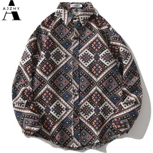 Мужские клечатые рубашки AJZHY China At AliExpress