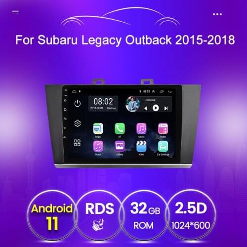 Android Car Radio For Subaru Outback Legacy 2015 2016 2017 2018 Multimedia Video Headunit GPS Youtube play with free gift