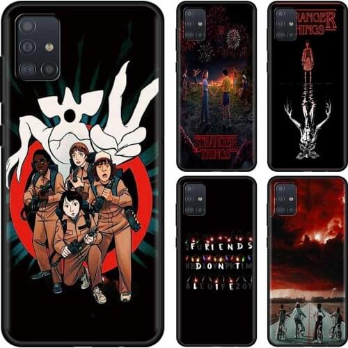 Ciciber Stranger Things USA TV Case for Samsung Galaxy A51 A71 A21s A12 A31 A41 A32 A02s A11 A72 A52 A42 5G A01 A91 A21 EU Cover