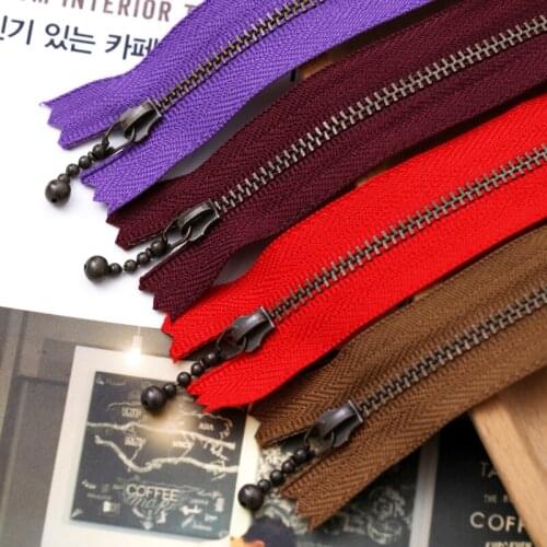 Dailylike 20cm Contrasting Color Resin Closed End Patchwork Chain Hand-made DIY Clothing Home Smooth and Durable Bags Wallet