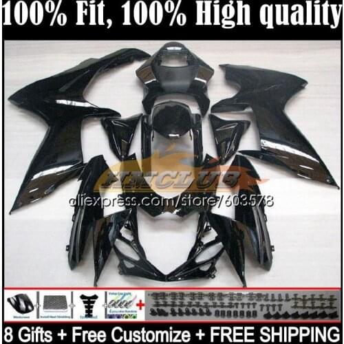 GSXR600 For SUZUKI GSXR 600 750 K11 11 12 13 14 15 16 17 7CL.10 GSXR750 2011 2012 2013 2014 2015 2016 2017 Fairings Glossy black