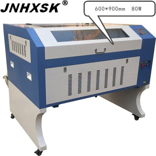 JNHXSK 600*900 80 Watts M2 corellaser coreldraw softwre desktop machine laser engraving and cutting machine for non-metal wood