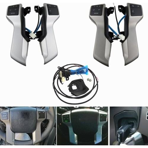 Steering Wheel Combination Control Button Assy With Cruise Switch, Cover and Wire 84306-06140 For Toyota Land Cruiser Prado