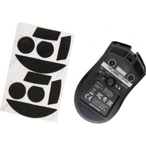 2 Sets 0.6mm Thickness Mouse Feet Skates for Razer-Mamba 2015 Chroma 5G/Mamba Mouse Pad with Wrist Rest