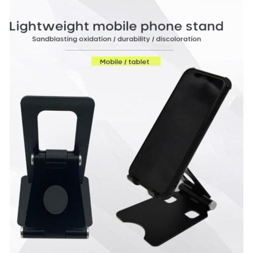 Mobile Phone Holder Desktop Stand For iPhone iPad Adjustable Metal Desktop Tablet Holder Table Cell Foldable Extend Support Desk