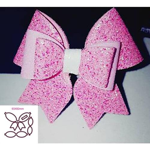 New exquisite 3D bow metal cutting knife mold paper crafts scrapbook card template DIY photo album decoration accessories