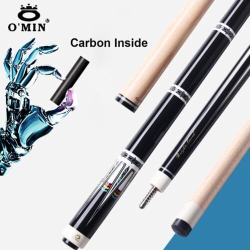 OMIN New Arrival X1 Carbon Shaft Billiard Pool Cue Stick 12.75mm Cue Tip