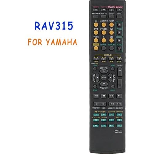 Remote Control RAV315 For Yamaha Audio/Video Receiver Speaker Remote WN22730 YHT380 WJ409300 X-V461 HTR-604 mandos garaje