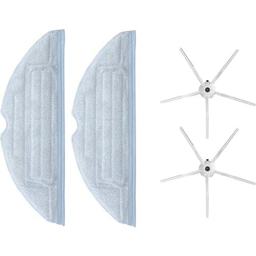 Replacement Mop Cleaning Cloth Side Brush Accessories for Roborock S7/T7 Plus Robot Vacuum Cleaner Spare Parts