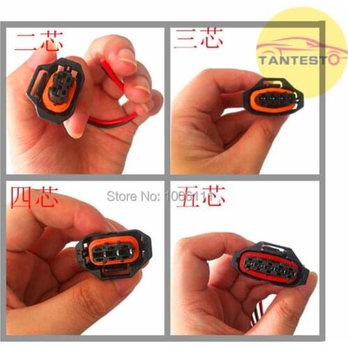 Common Rail Injector Wire Connection Plug 2 Pins 3pins 4pins 5pins For BOSCH Water Temperature, Metering Unit, Crankshaft