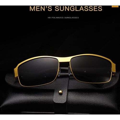 Men Luxury Popular Fashion Small Metal Rectangle Coated Outdoor Sunglasses Brand Designer Vintage Punk Men Sun Glasses Shades