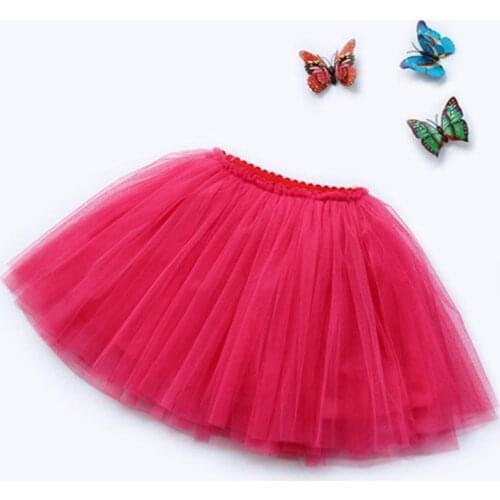 2020 new Baby Girls Clothes Three Layer Tulle Tutu Skirts Kids Girls Ball Gown Pettiskirt Sweet Girl Puff Princess Skirts
