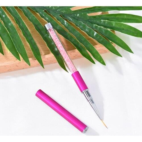 1pcs Acrylic Nail Painting Flower Drawing Pen Nail Art For Nail Ongles For Gel Nail Polish Painting Drawing Brush Sable Gel UV