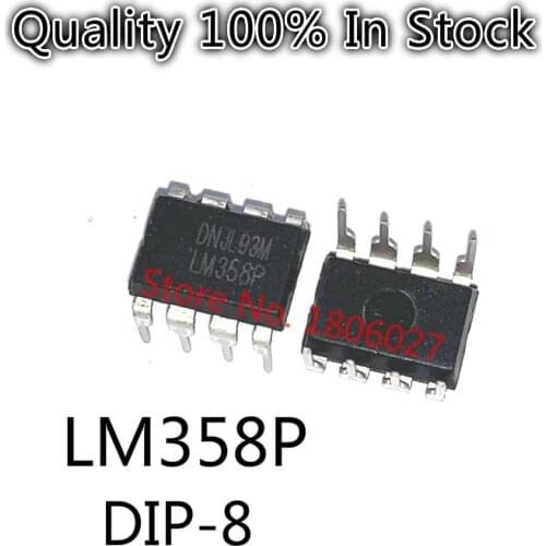 10PCS-20PCS LM358N DIP8 LM358P DIP LM358 DIP-8 Operational amplifier chip