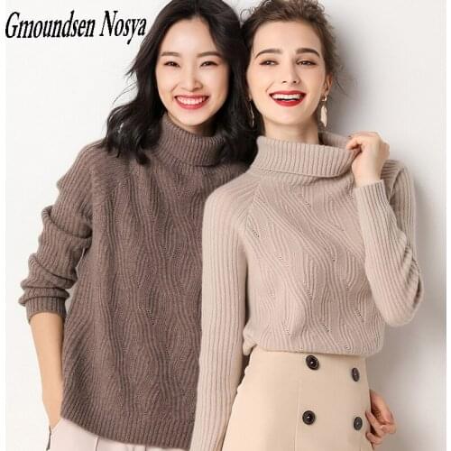 2020new sweater women pullover women turtleneck Cashmere sweater Slim fashion knitted sweater winter clothes women sweaters