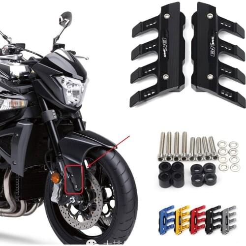 For Suzuki B-KING bking400 1300 1340cc Motorcycle CNC Aluminum mudguard side protection block front fender side anti-fall slider