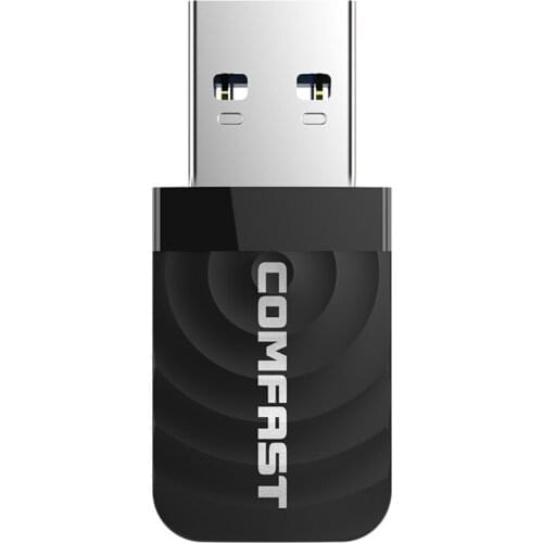 1300Mbps Dual-Band 2.4G/5.8G Wireless Network Card 1300m Usb Wifi Network Card Receiver/Transmitter Network Adapter 1 Pc