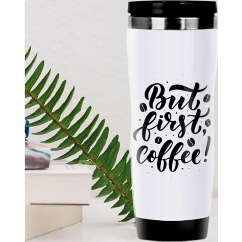 BK Gift Coffee Design Steel Thermos Bardak-17