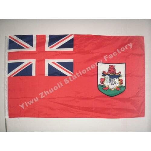 Bermuda Flag 150X90cm (3x5FT) 115g 100D Polyester Double Stitched High Quality Free Shipping