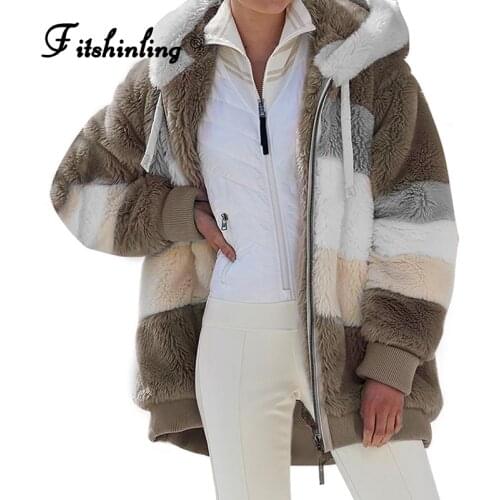 Женские куртки с капюшоном FITSHINLING China At AliExpress