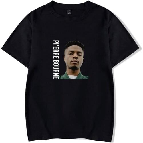 Printed T Shirt Men Rapper Pi'erre Bourne T-shirt Women Men Summer Short Sleeve Tops Plus Size Casual Unisex Clothes 2021