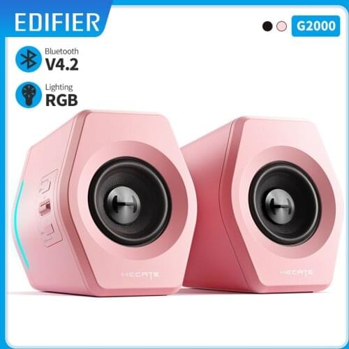 EDIFIER G2000 gaming speaker Bluetooth USB sound card AUX input 16W RMS power output 2.75 inch full range unit