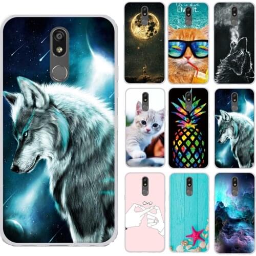 For LG K40 Soft Silicone Case Back Cover For LG K12 Plus TPU Pattern Case For LG X4 2019 Phone Shell Bumper Cover 5.7 inch