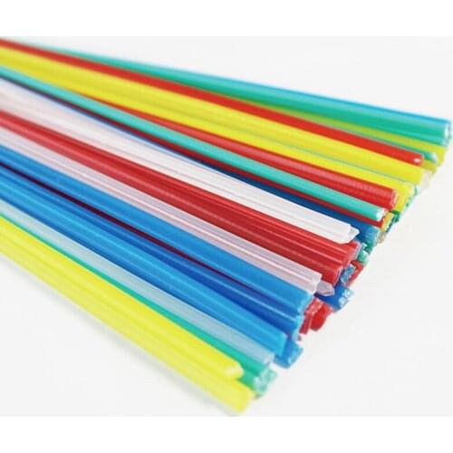 Plastic welding bumper rods hot air stick auto car body repair hand tools PP clear blue yellow red PVC green garage workshop