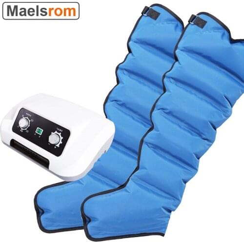 6Air Bag Compression Leg Massager, Elderly Pneumatic Leg Massager, Promote Blood Circulation Relieve Fatigue Air Pressure Wave