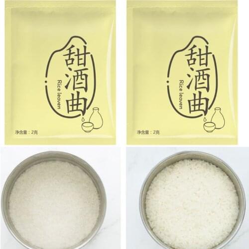 10 Bag Sweet Glutinous Rice Wine Leaven Fermentation Starter Koji Yeast Powder 203C