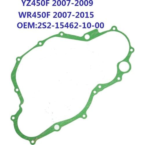 Motorcycle CLUTCH COVER Gasket For YAMAHA WR450F 2007-2015 YZ450F 2007-2009 2S2-15462-10-00