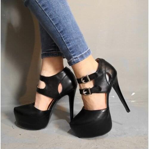 Shofoo Leather Pumps