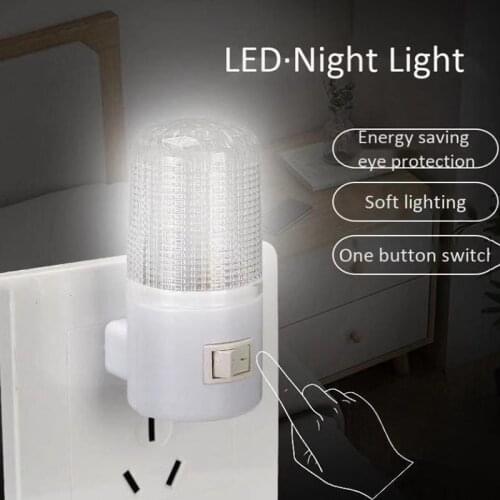 LED Wall Mounting Bedroom Home Living Room Night Lamp Light Plug Lighting Bulb Home Lighting Tools AC 3W
