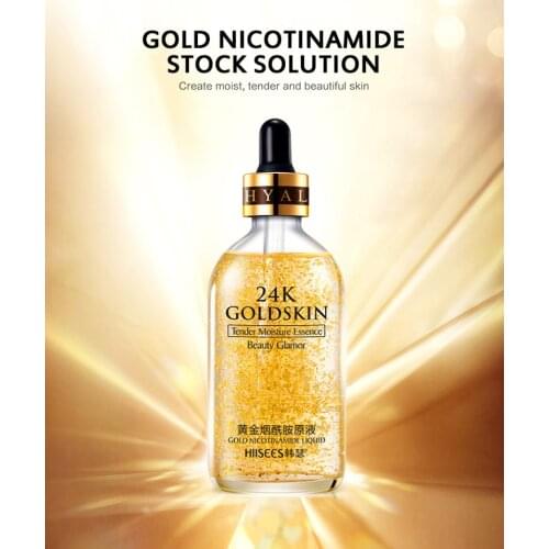 24k Gold Face Serum Facial Essence Liquid Anti-Aging Moisturizing Refreshing Skin Care TSLM2