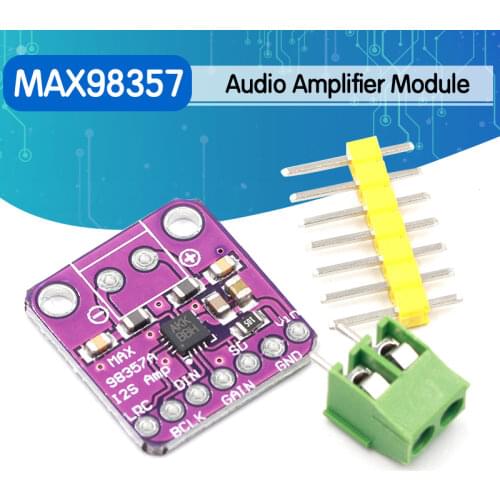 Max98357 3w Class D Amplifier Breakout Interface I2s Dac Decoder Module Filterless Audio Board For Raspberry Pi Esp32