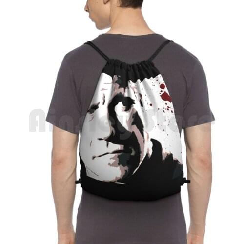 Reservoir Dogs-Mr. White Backpack Drawstring Bags Gym Bag Waterproof Reservoir Dogs Tarantino Mr White Harvey Keitel
