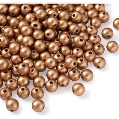 1Set Spray Painted Natural Wood Round Beads 8mm 12mm 14mm For Jewelry making DIY Bracelet Necklace Crafts