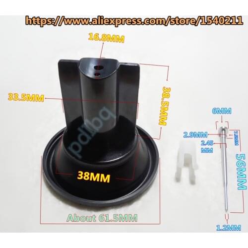 1 PCS $ 15) KPS ZZR-250/EX250-E/F/G/H GPX-250R Keihin carburetor Plunger diaphragm assembly(configured Jet needle)