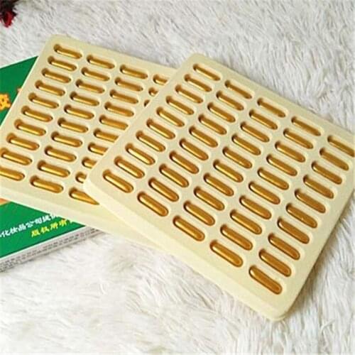 100 Pcs Facial Three-row Capsule Ultrasonic Beauty Instrument Export Capsule Aloe Three-row Beauty Capsule