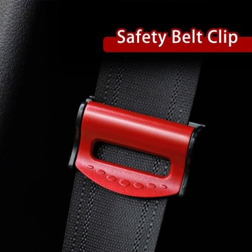 2Pcs Car Safety Seat Belt Stopper Spacing Limit Clip Auto Universal Seatbelt Slack adjuster Stop Clip Car Interior Accessories
