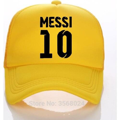 2018 MEESI Kids Trucker Hat Summer Child/Adult Baseball Hats Sun Caps Boy Snapbacks Fans of Messi 10 brazil football Cap