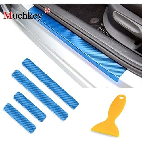 Car Door Sill Scuff Welcome Pedal Car Door Plate Car Sticker Car Accessories For Chevrolet Chevy Cruze Sedan Hatchback 2009-2016