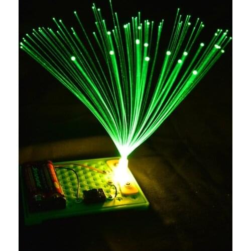 Kids Science Experiment Kits Colorful Fiber Optic Lights Educational Toy DIY