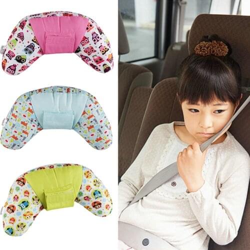 Children Car Seat Belt Side Sleeping Neck Pillow Seat Belt Shoulder Pad Pillow Nap Protective Pillow Travel Pillow