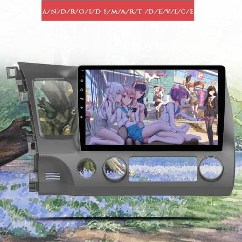 For honda civic 2006-2011 car gps navigation tape recorder Headunit music video audio av multimedia system octa core android10.0