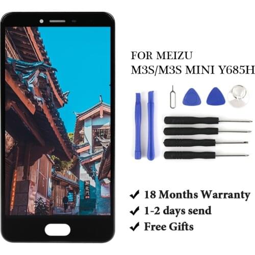 18 month Warranty With / Without Frame For Meizu M3S,M3S MINI Y685H LCD Display+Touch Screen Digitizer Assembly