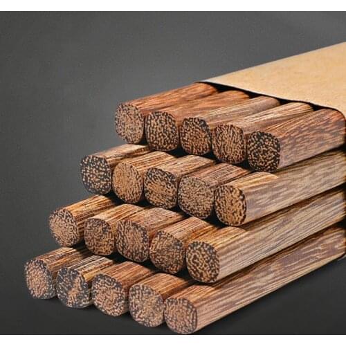 10 Pair Chinese Chopsticks for Sushi Non-Slip Food Sticks Chop Sticks Reusable Wood Chopsticks Tableware Gift Kitchen Tools