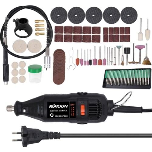 KKMOON 180W Handheld Electric Grinding Tool Set Mini Portable Rotary Drill Grinder Versatile Cutting Polisher Sanding Machine