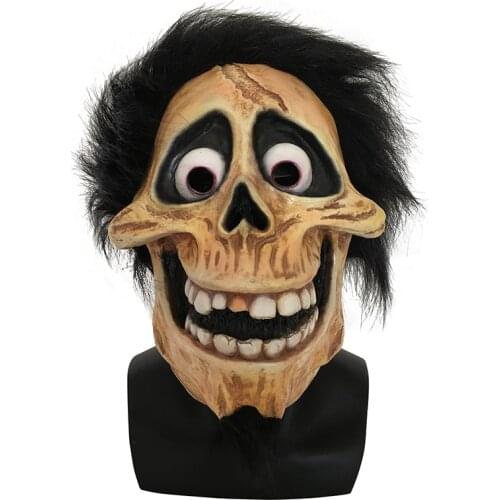 Movie Devil CoCo Hector Grandpa Cosplay Party Mask Scary Halloween Skull Latex Mask Full Head Helmet Ball Props Costume
