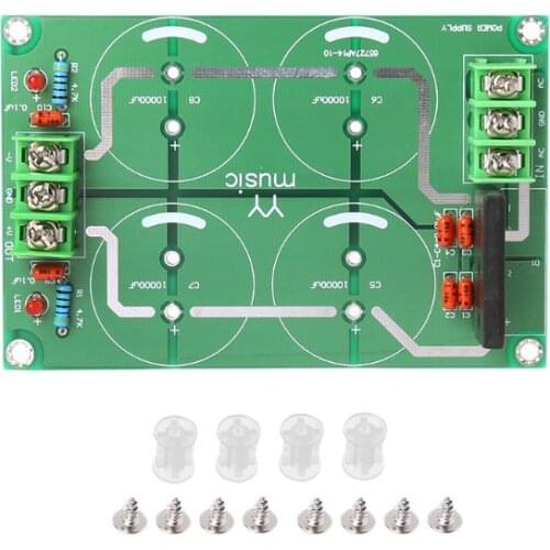 Dual Power Rectifier Filter Power Supply Module Empty Circuit Board for TDA8920 LM3886 TDA7293 Amplifier